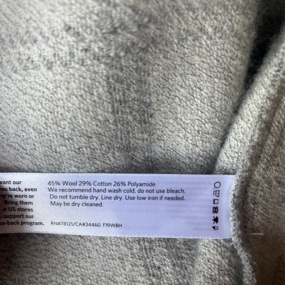 EILEEN FISCHER | boiled wool high collar jacket | size xxs - Picture 6 of 6